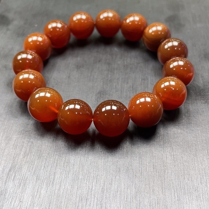 琥珀未镶嵌手串缅甸天然琥珀血蜜手串 卡14