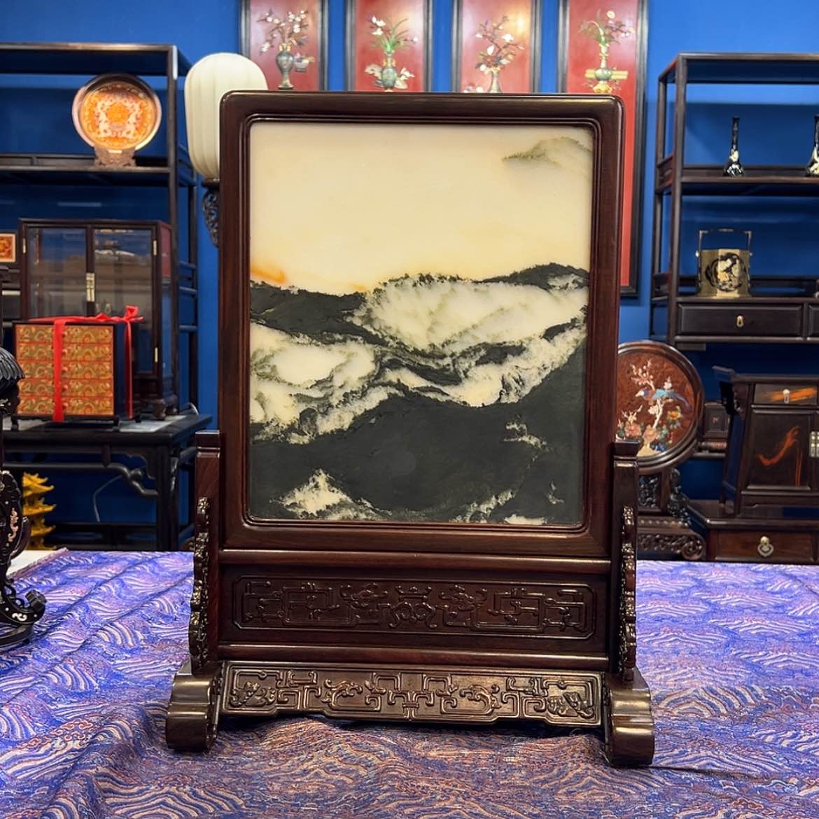 【闪购商品】红酸枝木类成套家具屏风