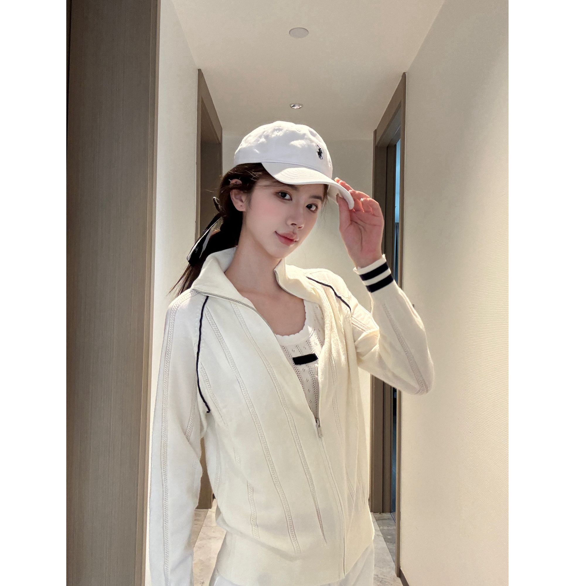 【Cikky定制】修身型秋季网红短外套短款可调节字母显瘦夏季背心