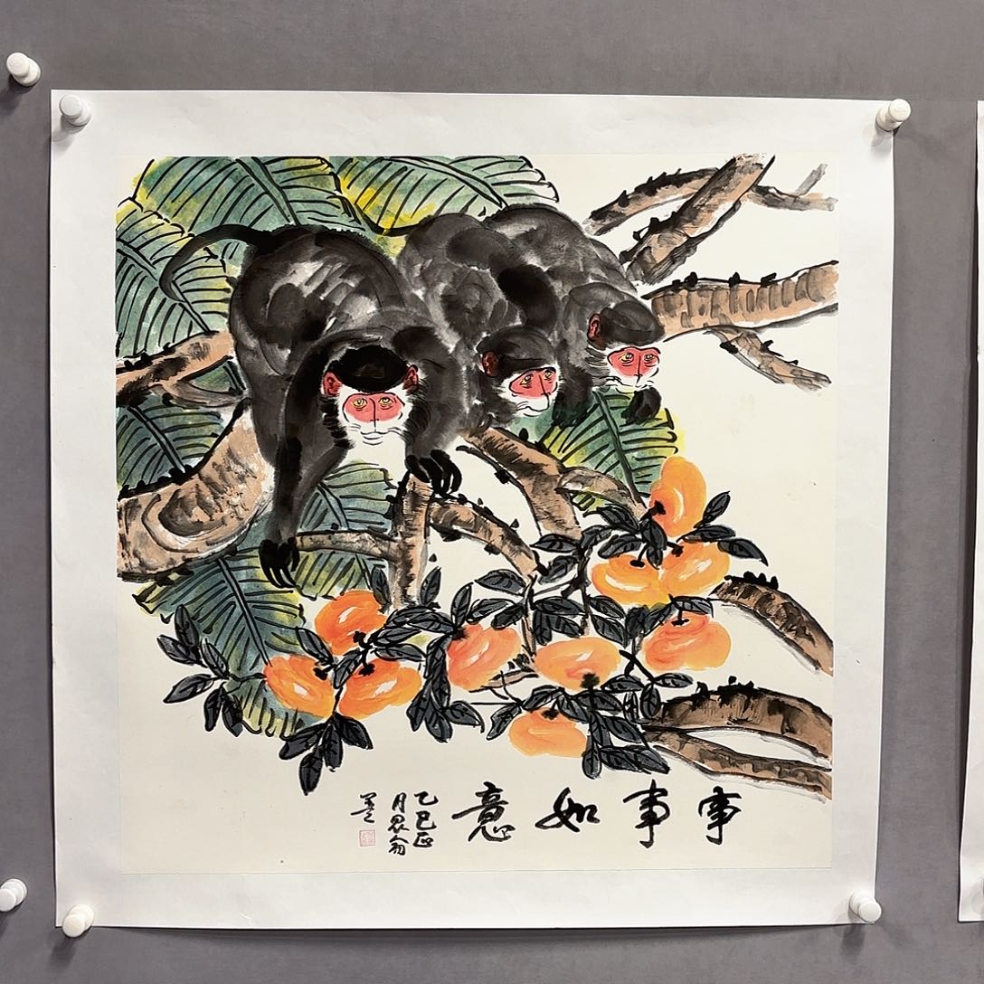 国画国画纯手绘作品请放心去藏