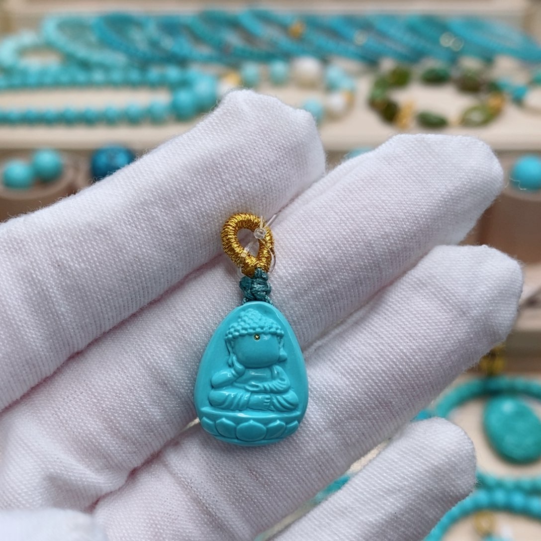 绿松石珠宝奇石未镶嵌