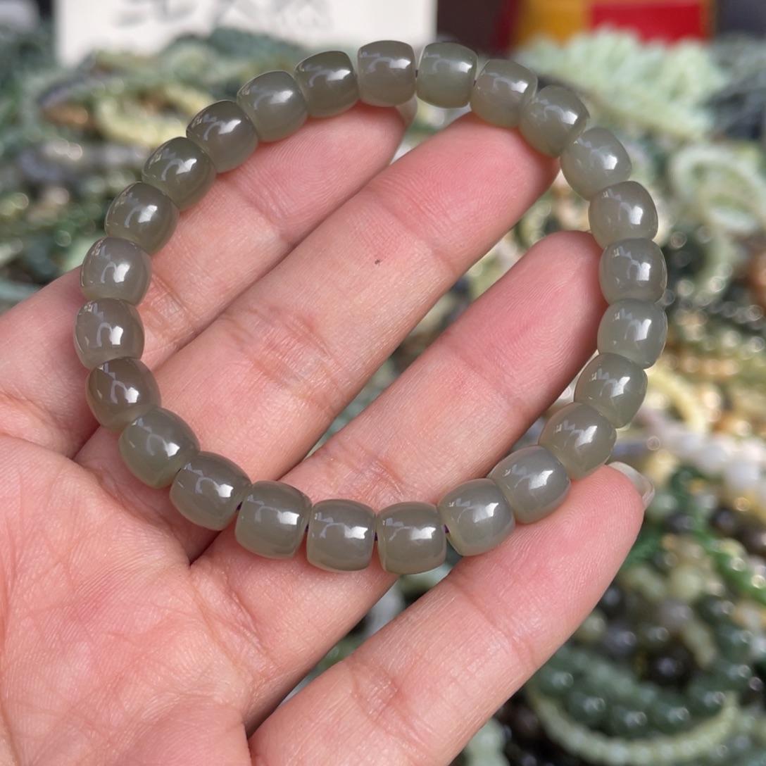 和田玉未镶嵌手串