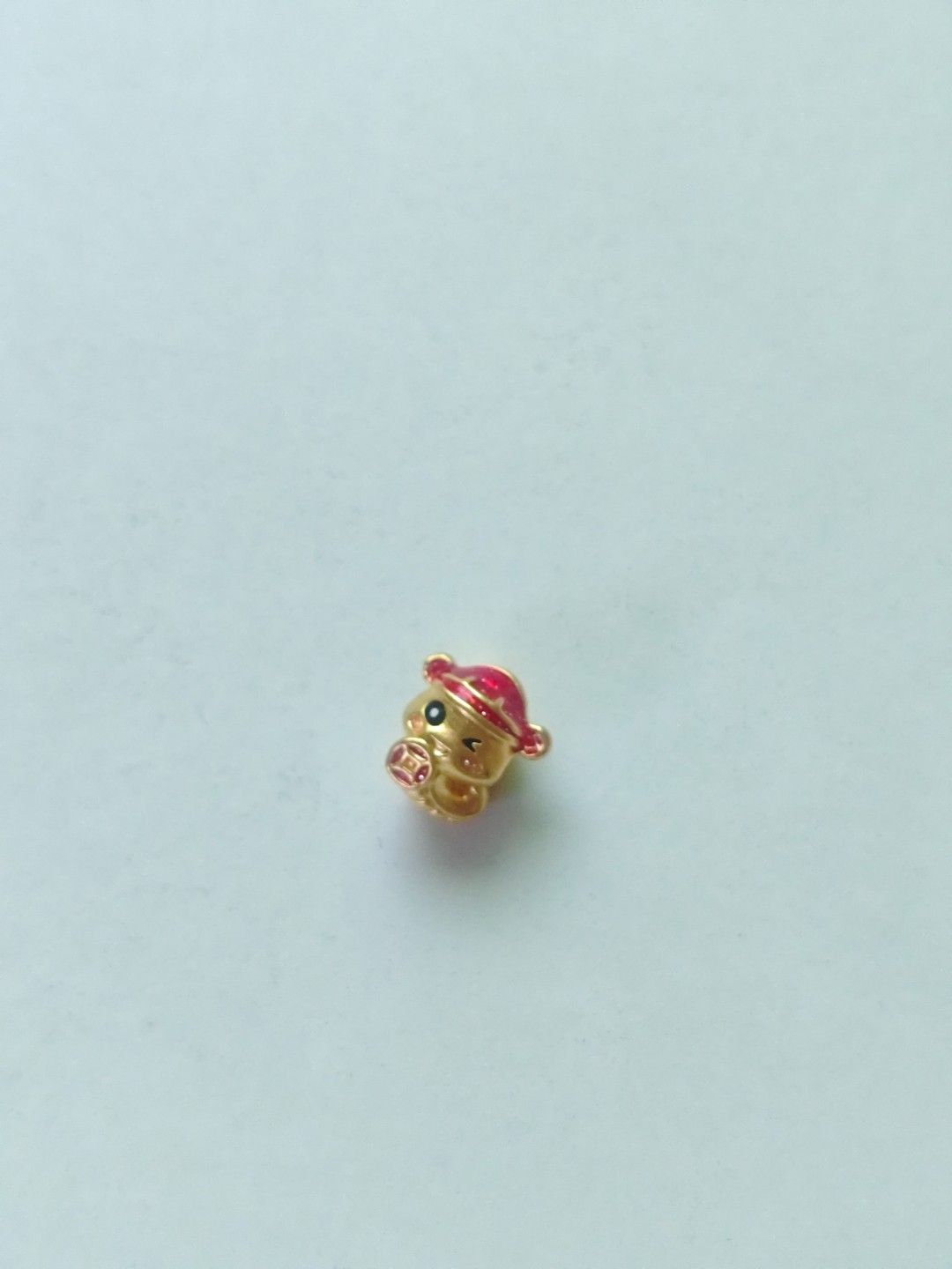 A(118）足金烧蓝蛇财神（详情见第二张图）