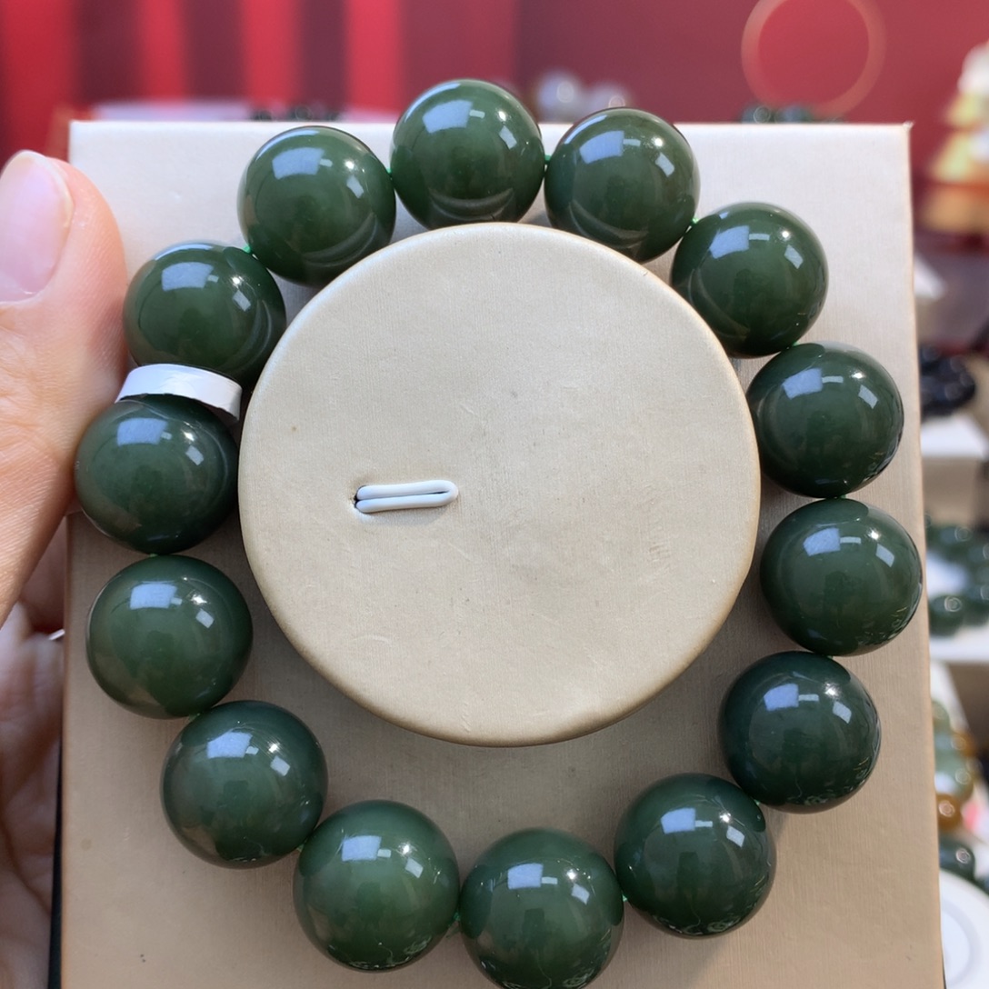 和田玉未镶嵌手链