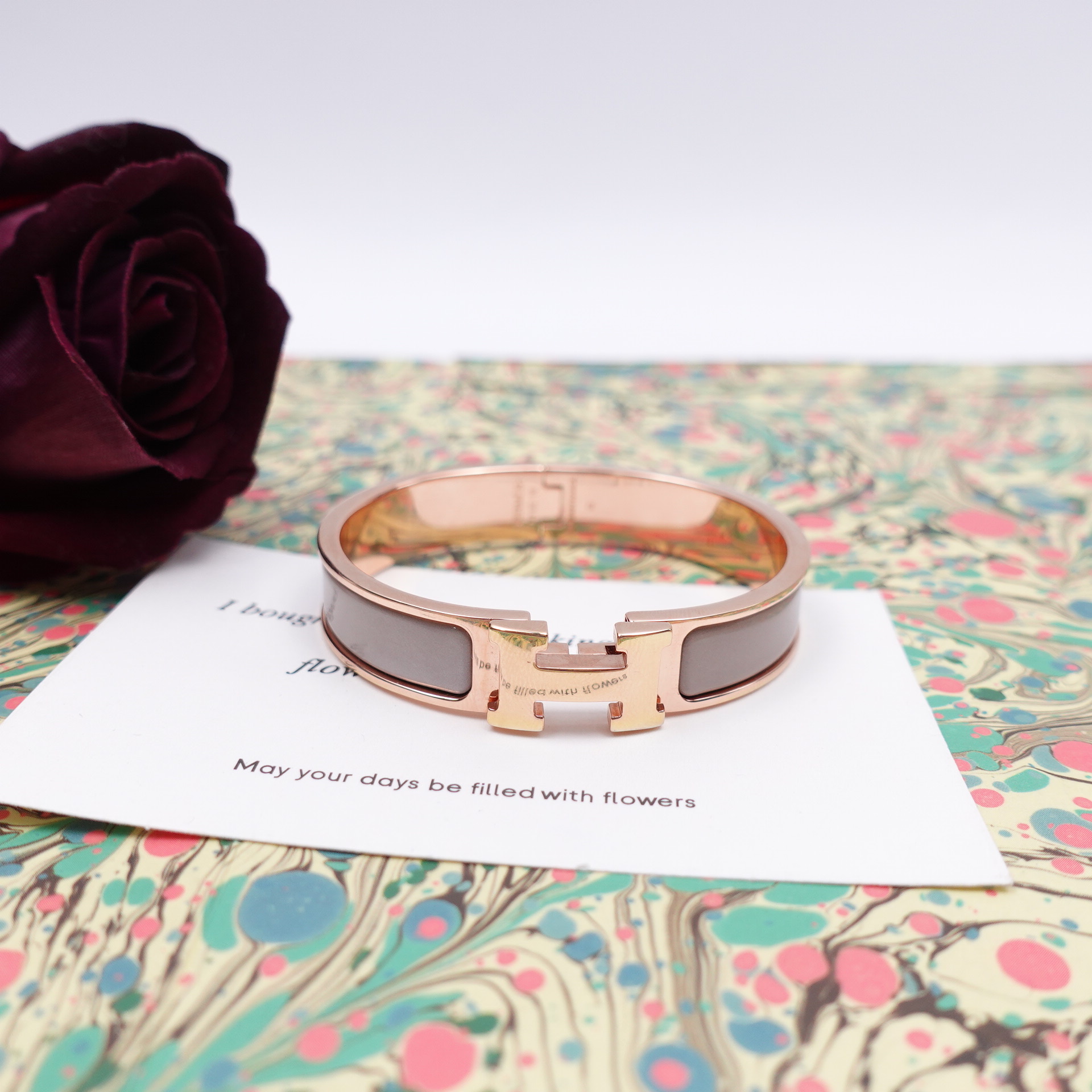 99新 Hermes/爱马仕 手镯/T10199819