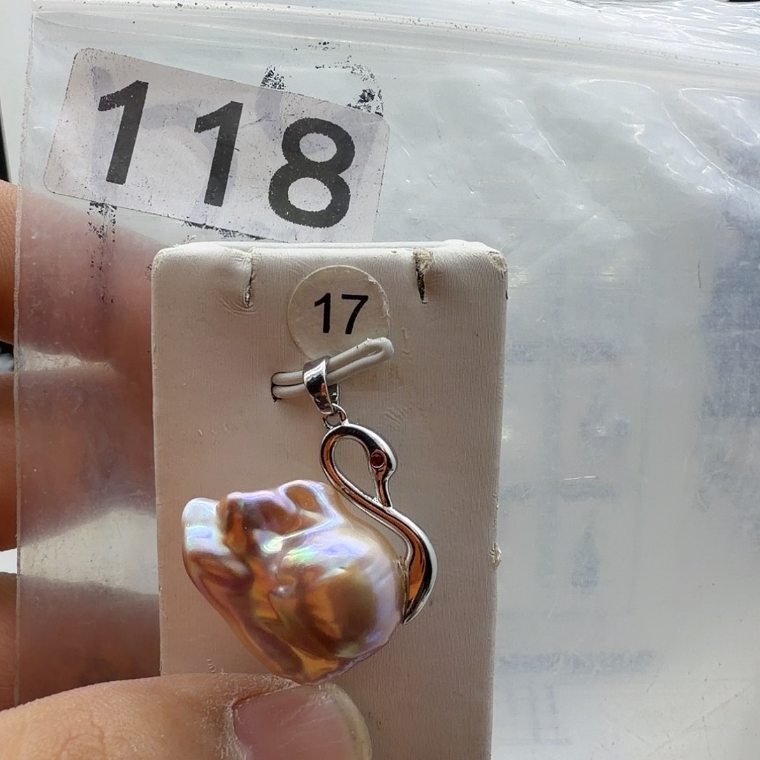 颈饰合金淡水珍珠