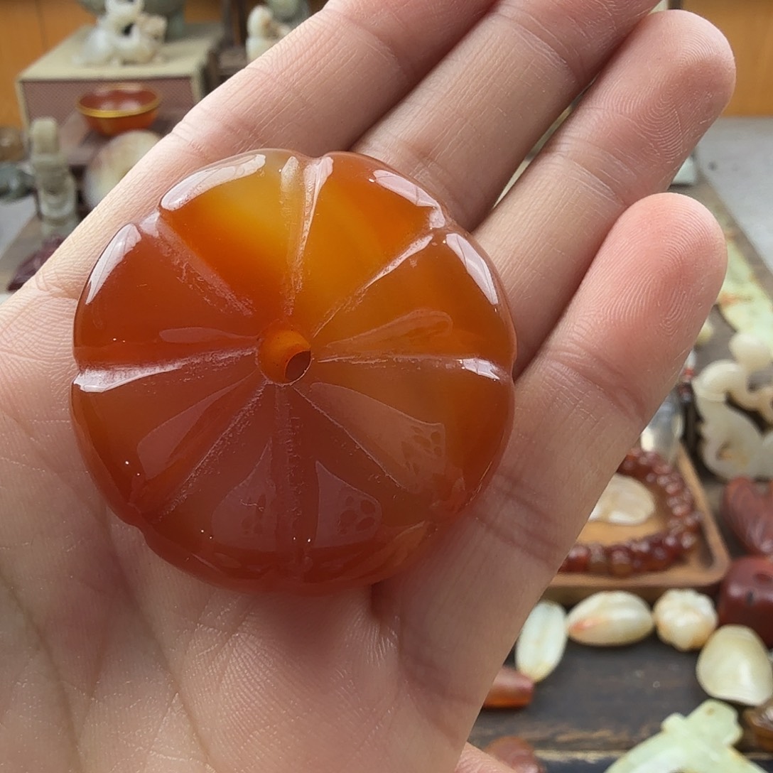 玛瑙/玉髓未镶嵌吊坠(不含链)