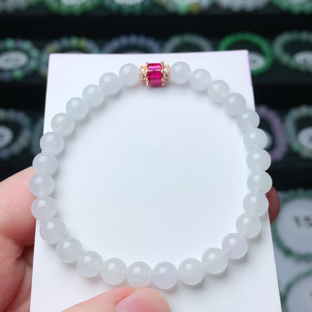 翡翠手链未镶嵌翡翠