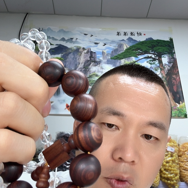 非洲紫檀（红花梨）182号白晶卡10的108