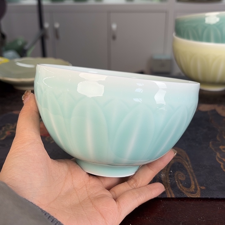 龙泉云间青瓷小米茶器