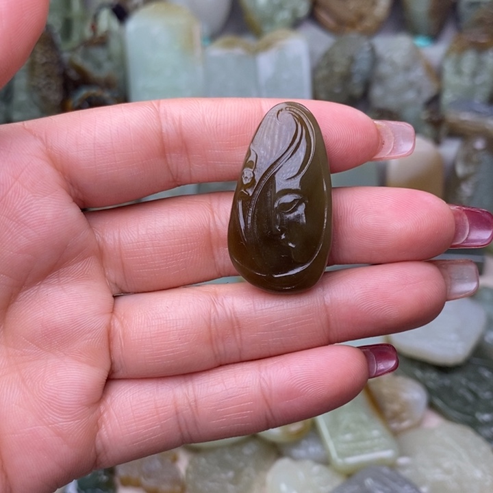 和田玉挂件未镶嵌