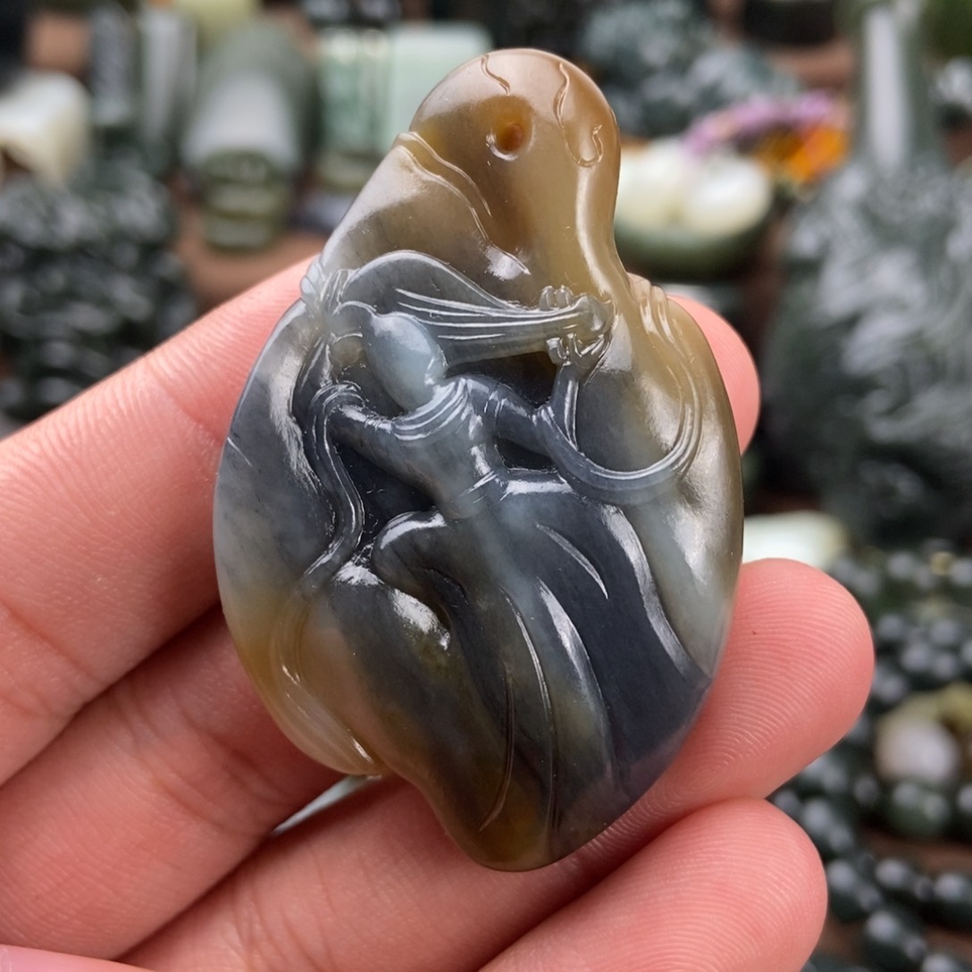 和田玉挂件未镶嵌