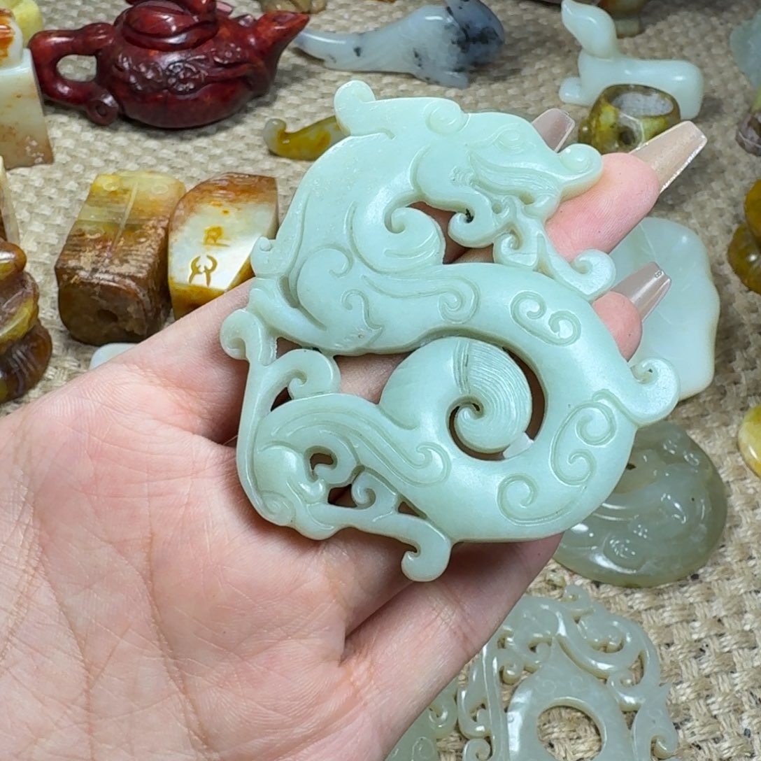 吊坠白玉菩提挂件