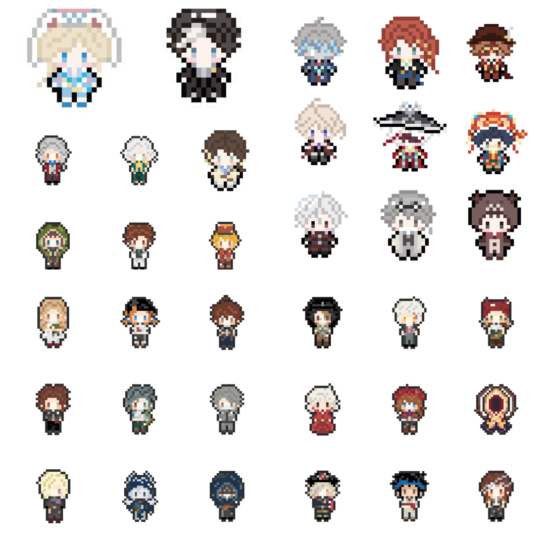 第五人格像素风滴胶挂件