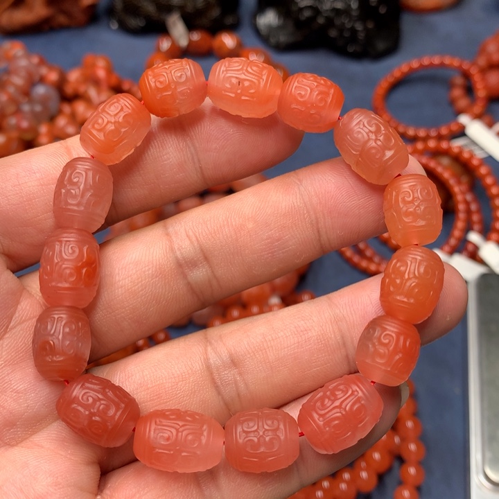 未镶嵌手串南红玛瑙11mm