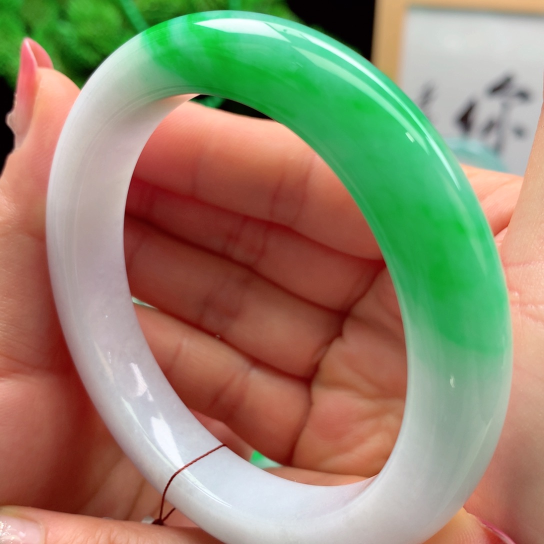 未镶嵌手镯翡翠缅甸59.5圈口