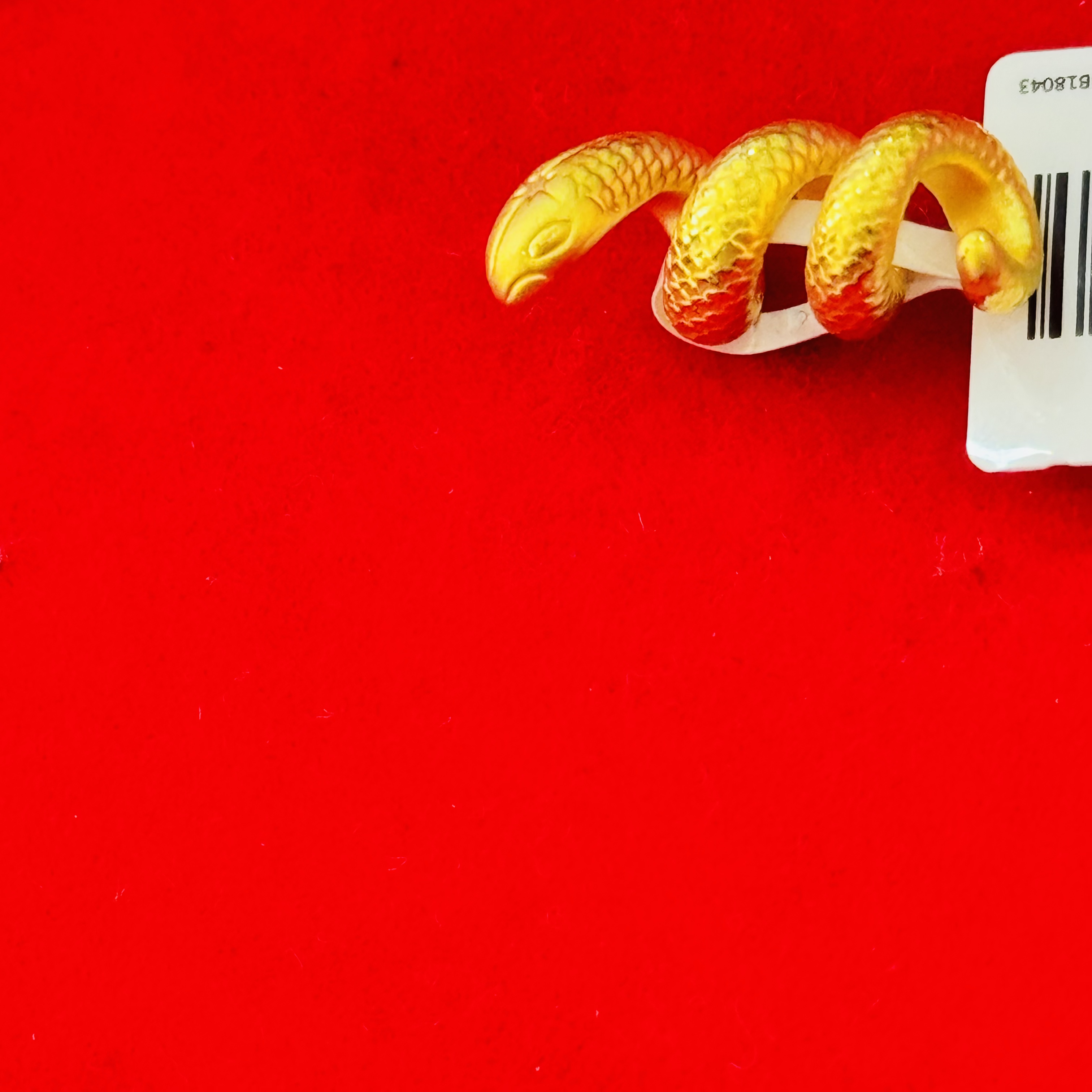 【莹莹专享】足金999饰品 小蛇弯弯吊坠 GP 1.4