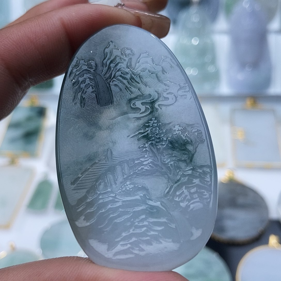 翡翠吊坠(不含链)未镶嵌