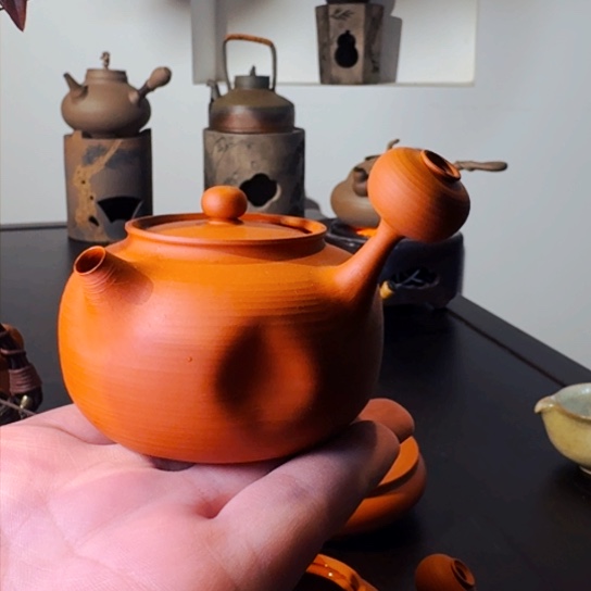 原矿鸡蛋黄全手工拉胚150ccfuli壶承