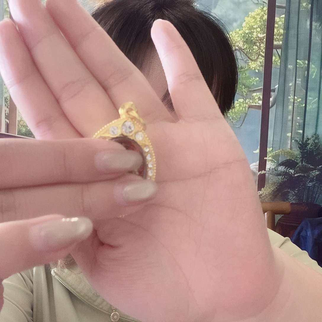 泥塑小象吊坠福莉