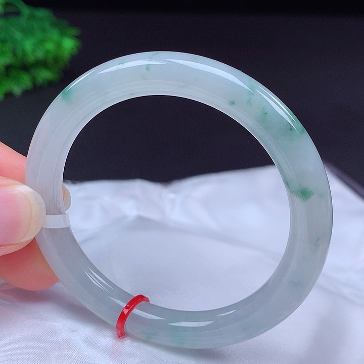 翡翠未镶嵌手镯52圈432115