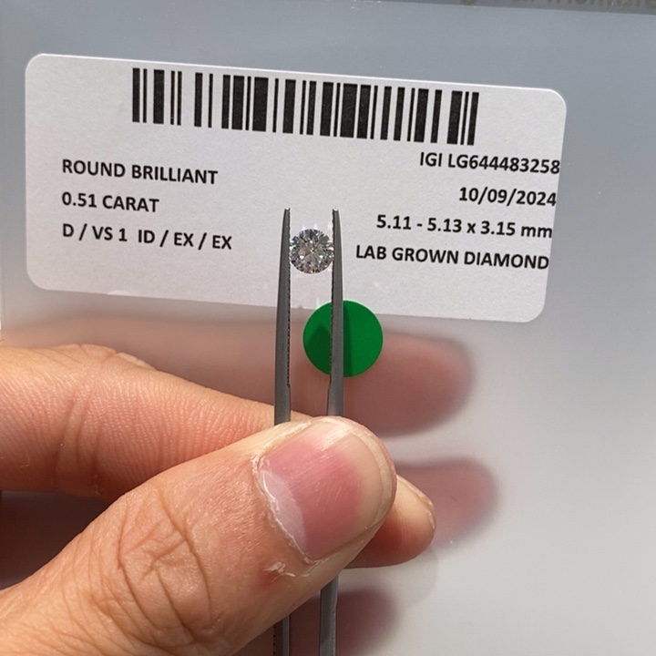 实验室培育钻石裸石未镶嵌