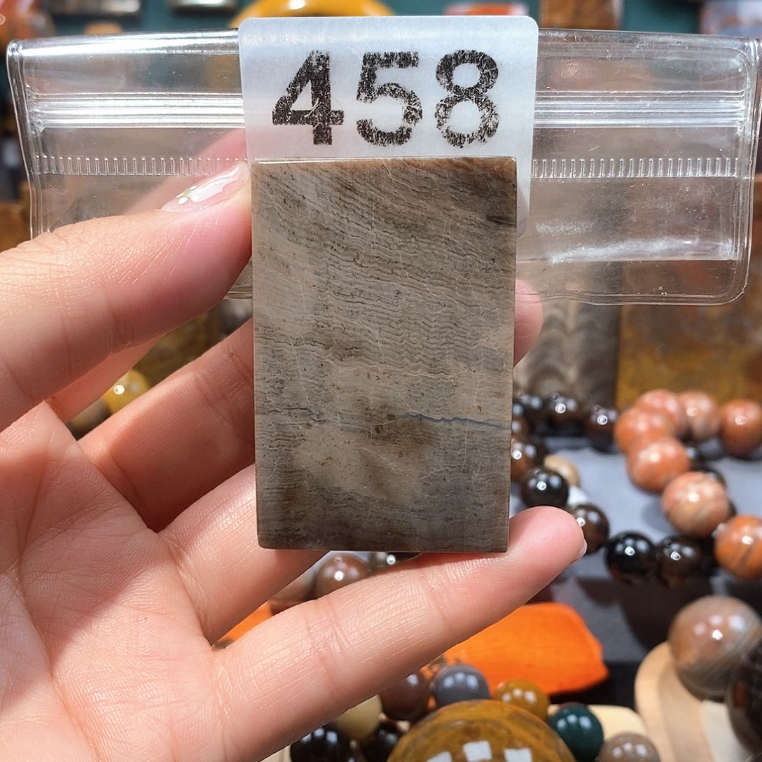 硅化玉天然北票硅化玉牌子未镶嵌