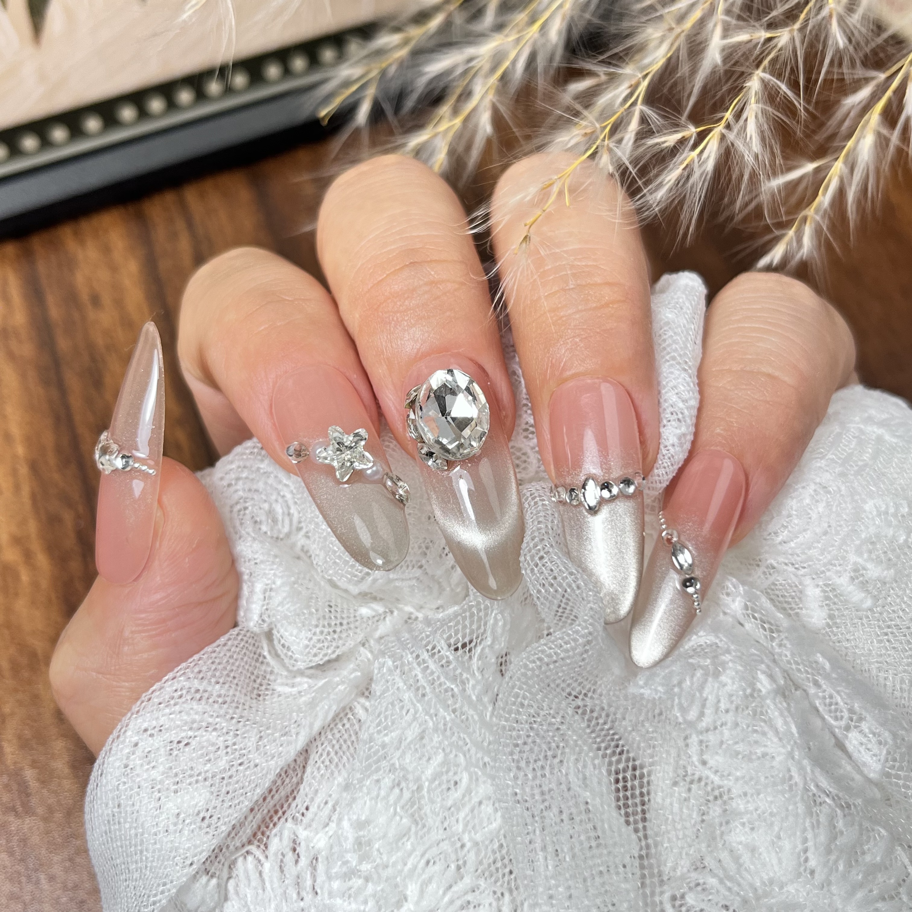 meya麦芽儿长款纯手工穿戴甲（福利款一物一拍）