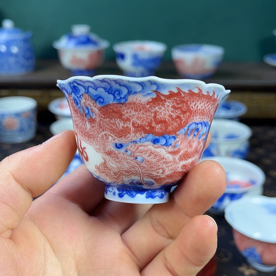 瓷片自成堂景德镇手工手绘