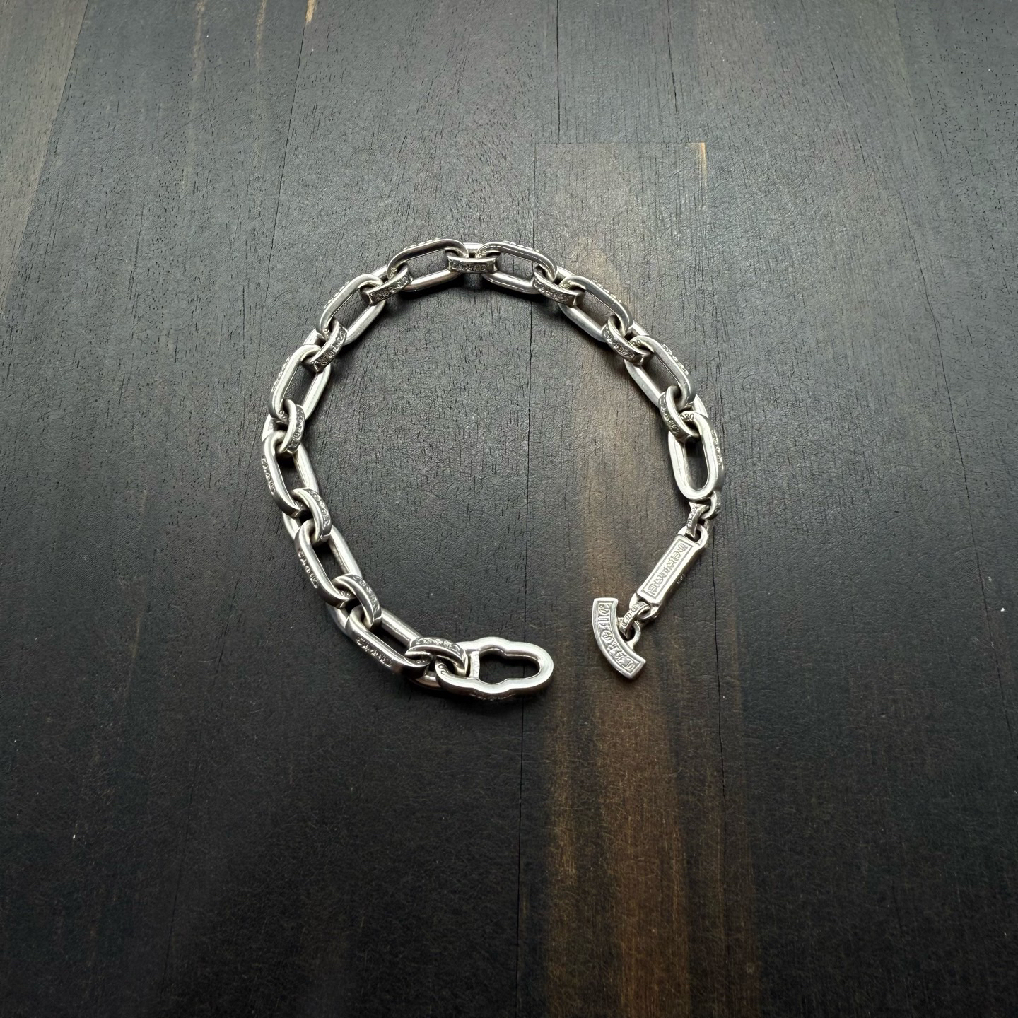 21.5cm Chrome Hearts 克罗心  新款paperchain字母手链 