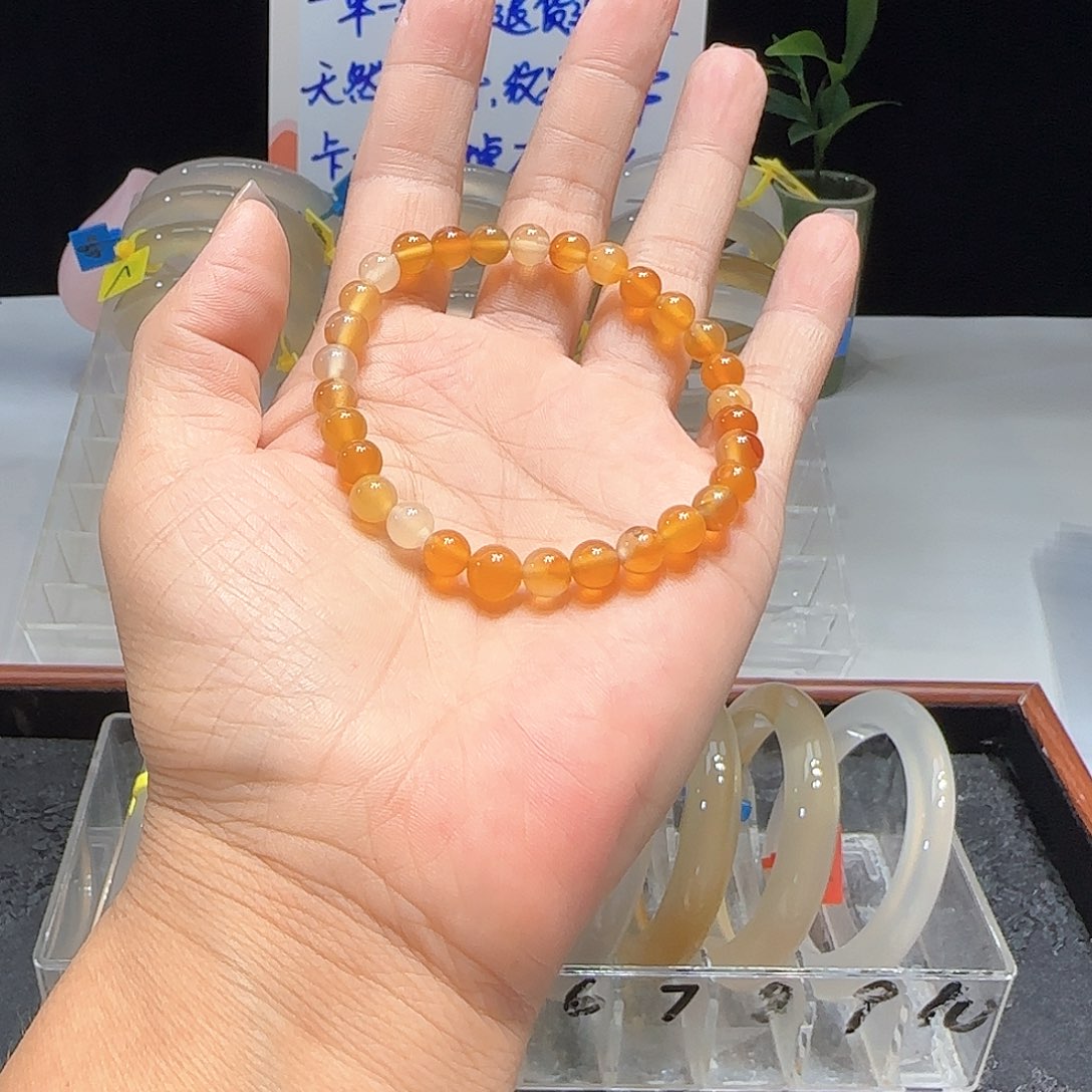 玛瑙/玉髓合金手链
