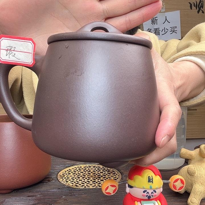 紫砂茶杯原矿紫砂杯