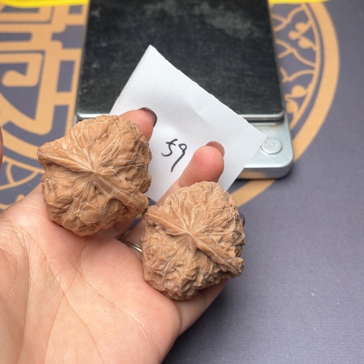 文玩核桃把件40南瓜墩 59号