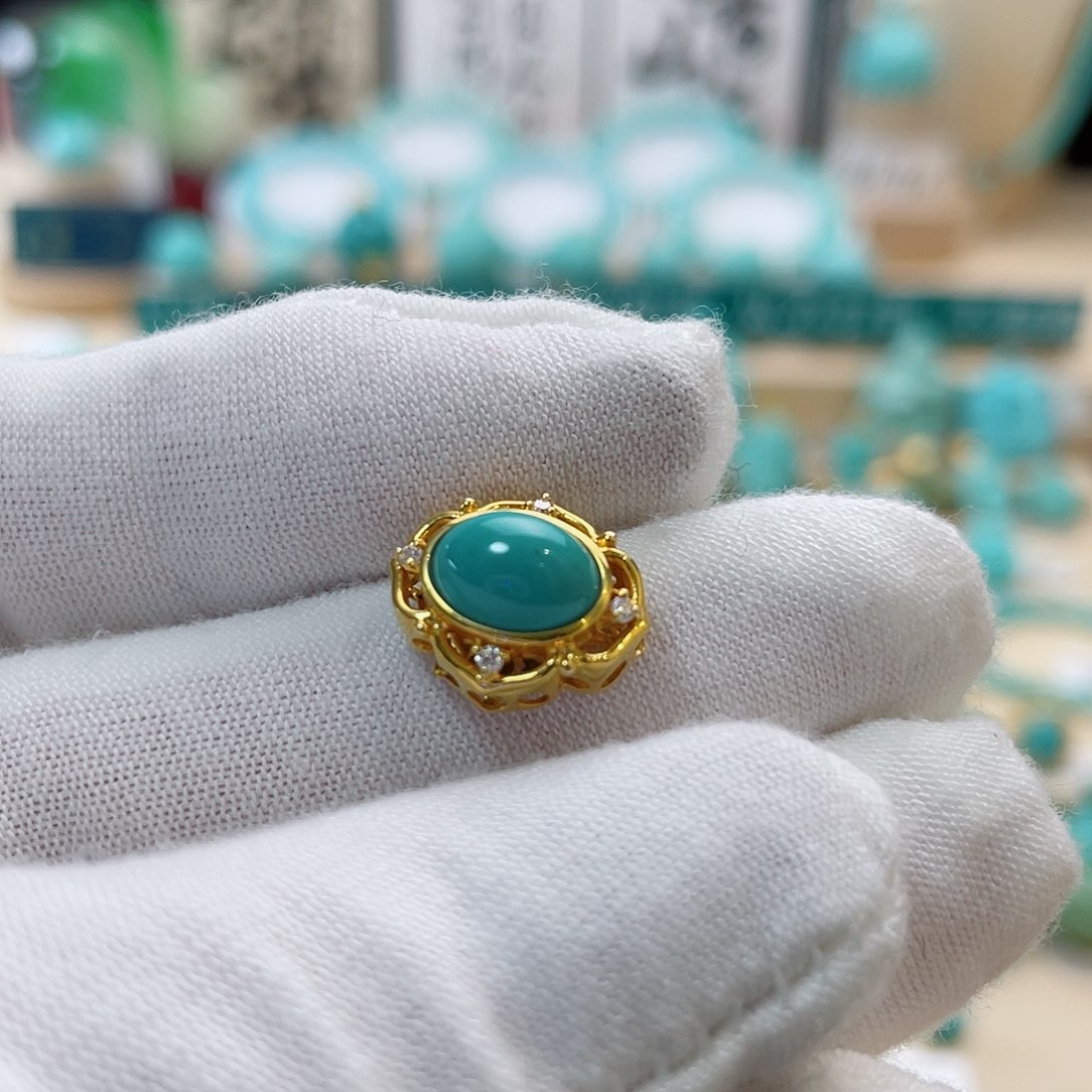 绿松石珠宝奇石未镶嵌