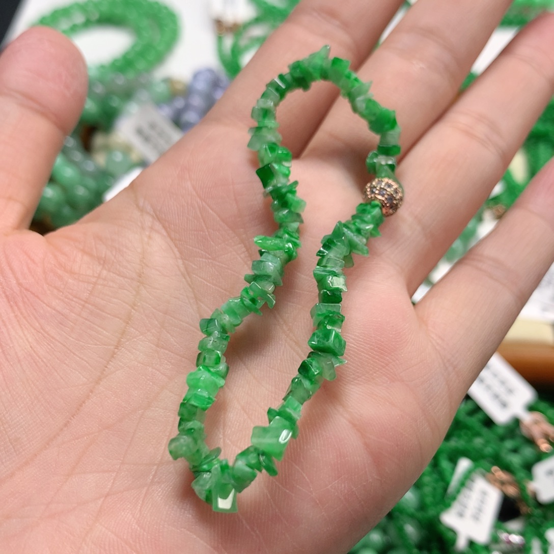 翡翠未镶嵌手链翡翠