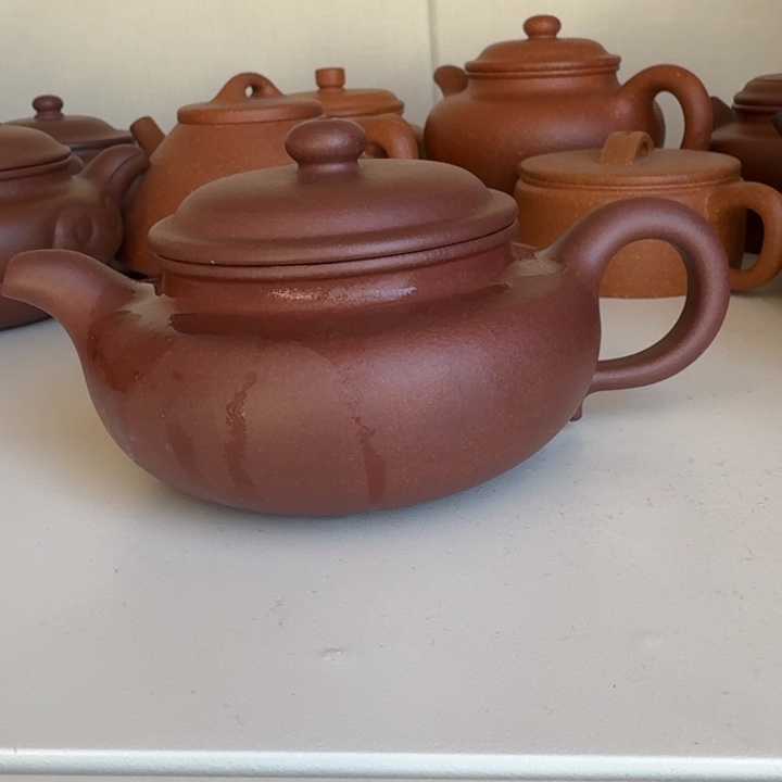 紫砂茶壶底槽清仿古200cc