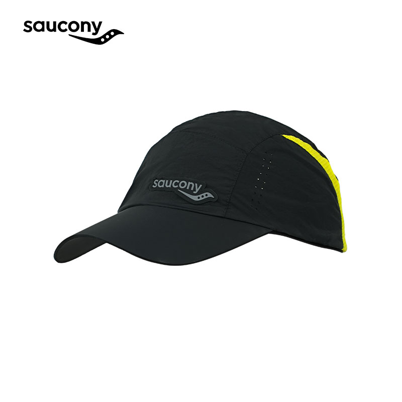 Saucony索康尼新款运动圆顶棒球帽透气户外徒步专业马拉松遮阳帽