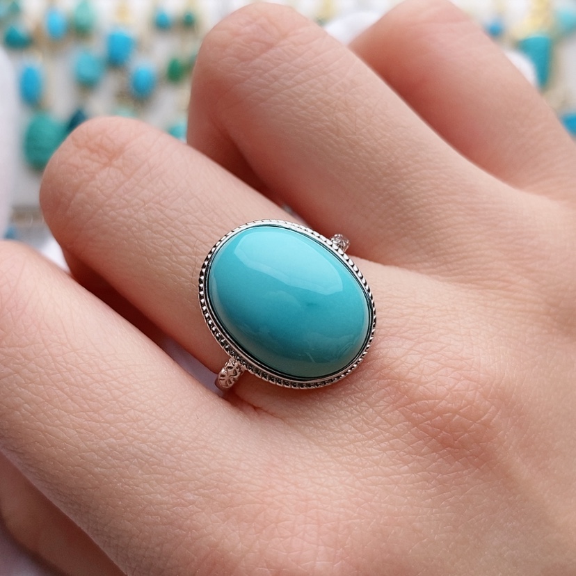 【闪购商品】绿松石珠宝奇石银S925镶嵌