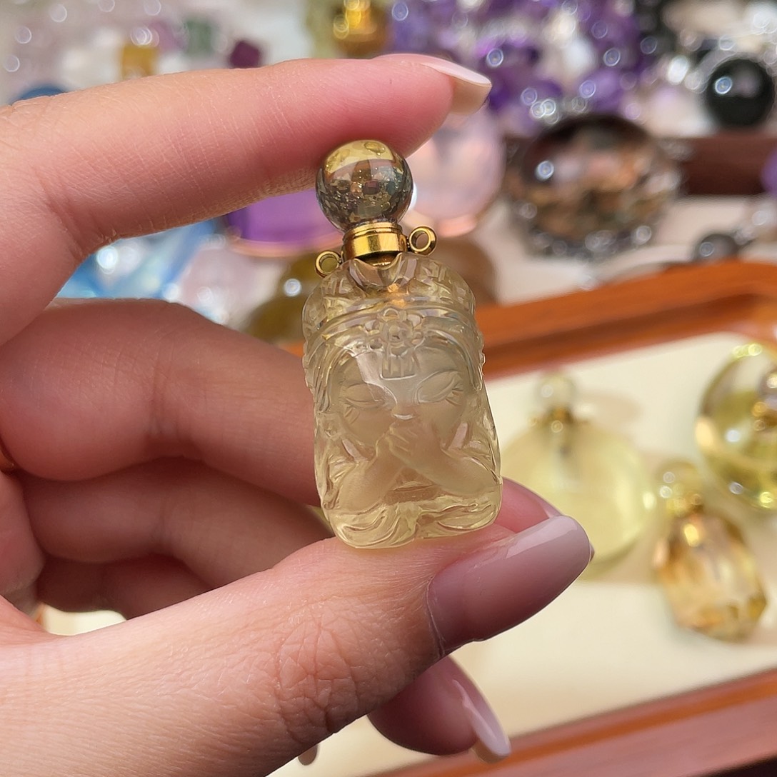 水晶颈饰未镶嵌用****3天然水晶吊坠122