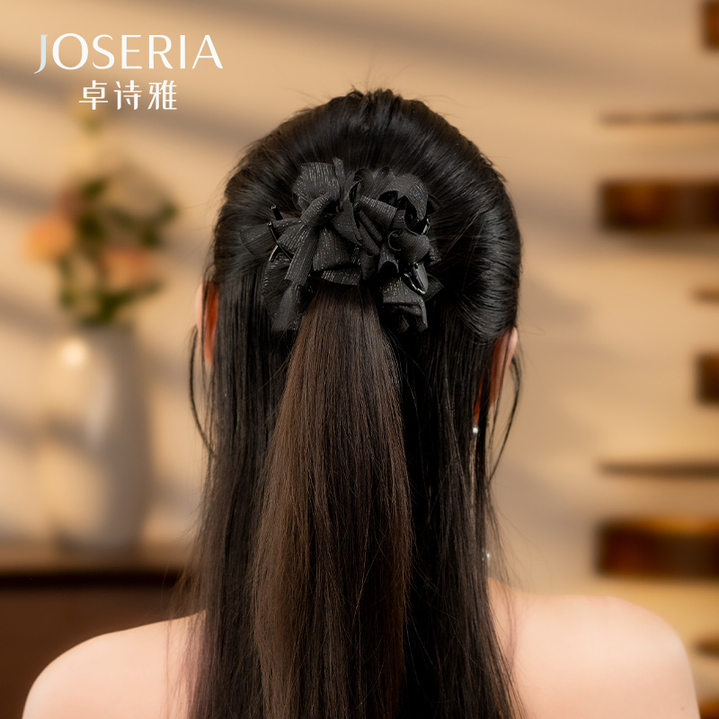 【赫本风】清欢 优雅气质高级丸子夹FJ0058