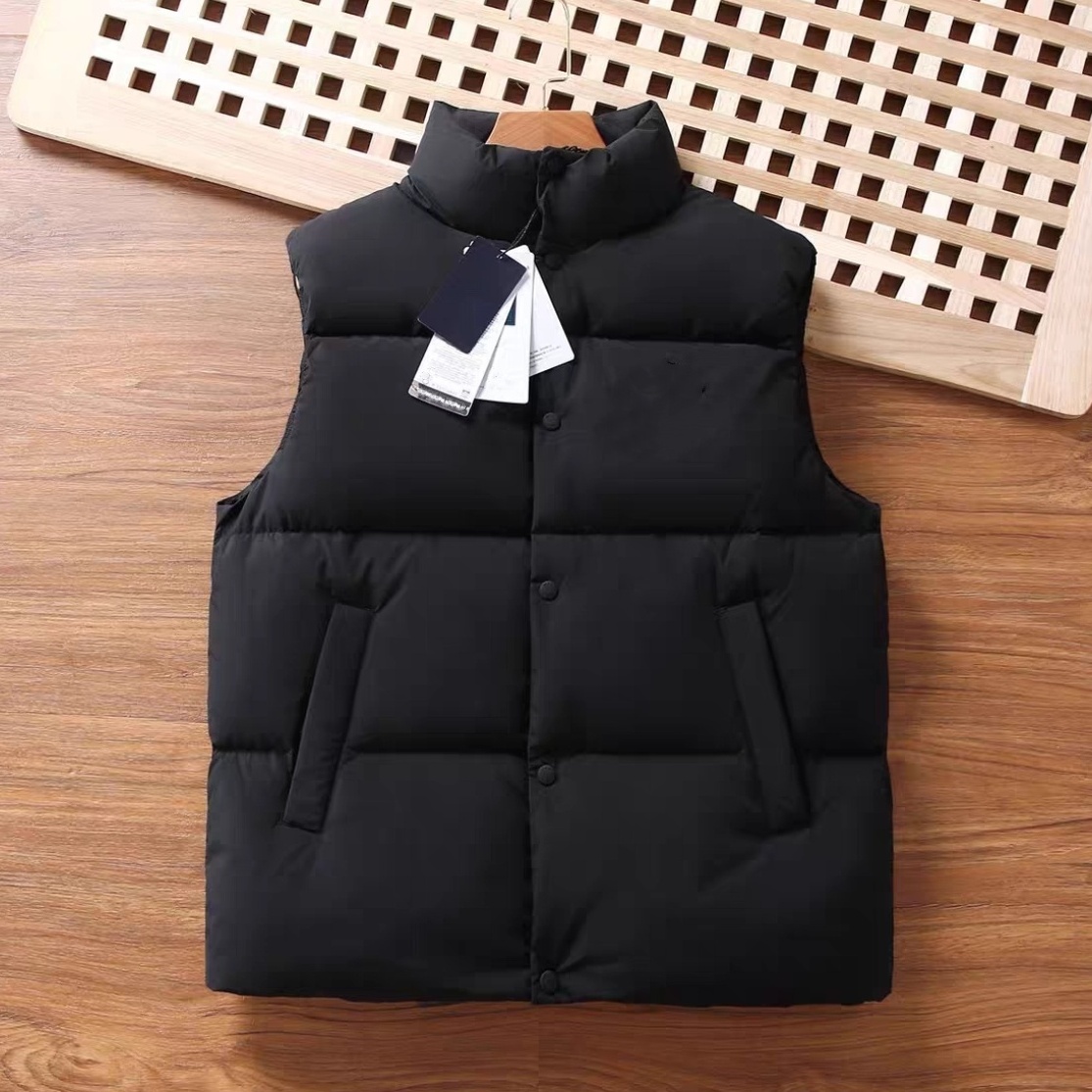 SC25938学院风男女冬季高蓬松保暖立领羽绒马甲