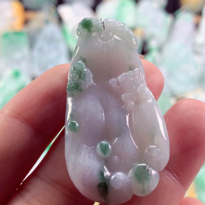 【闪购商品】翡翠吊坠(不含链)未镶嵌