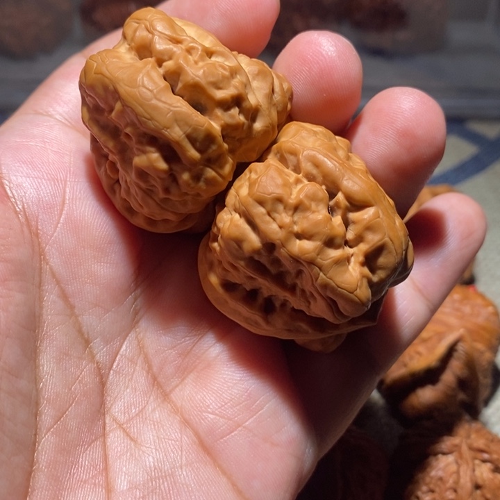 半***水文玩核桃吊坠核桃