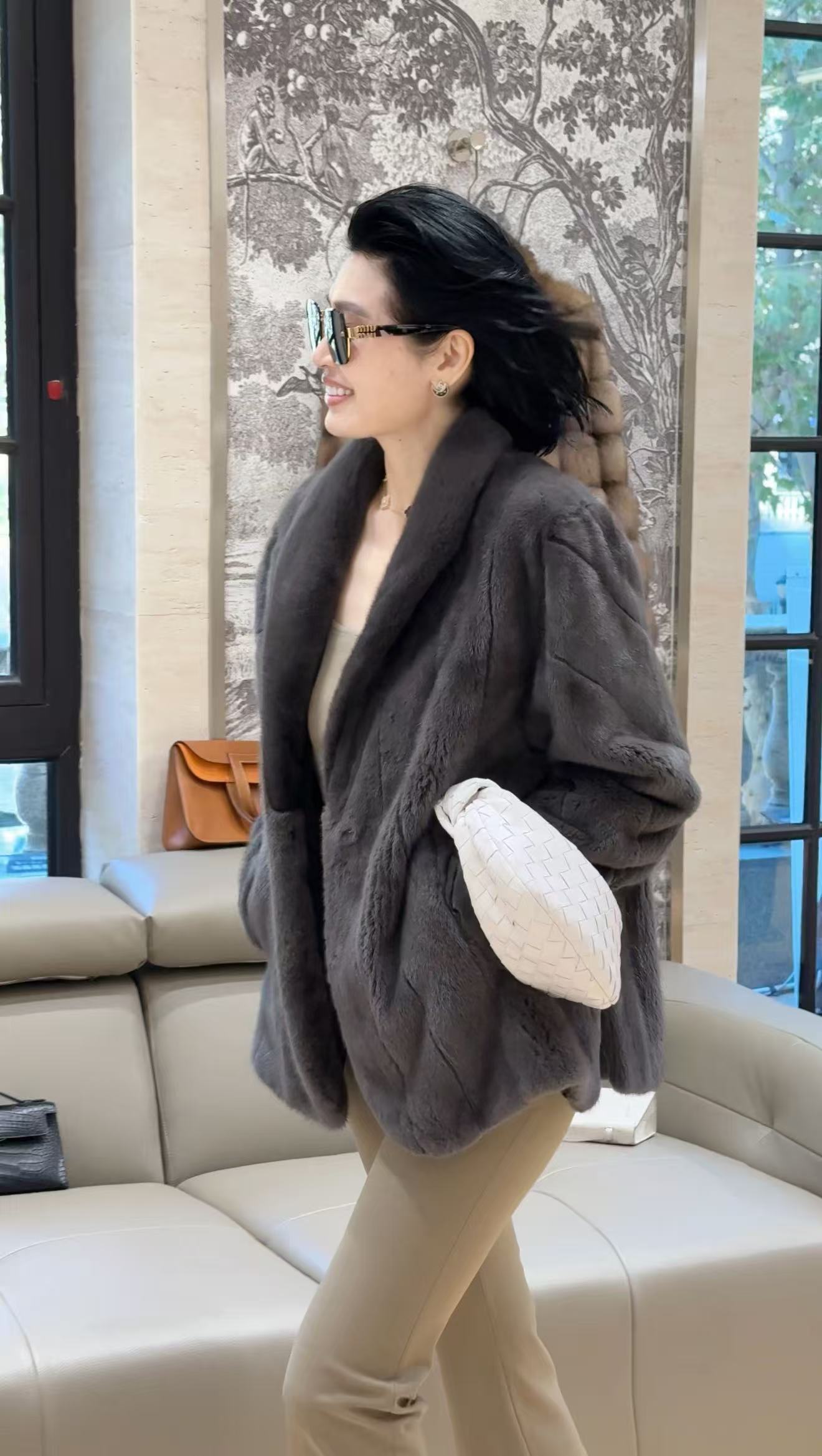 【YINGFEI PARIS】高级定制款水貂外套