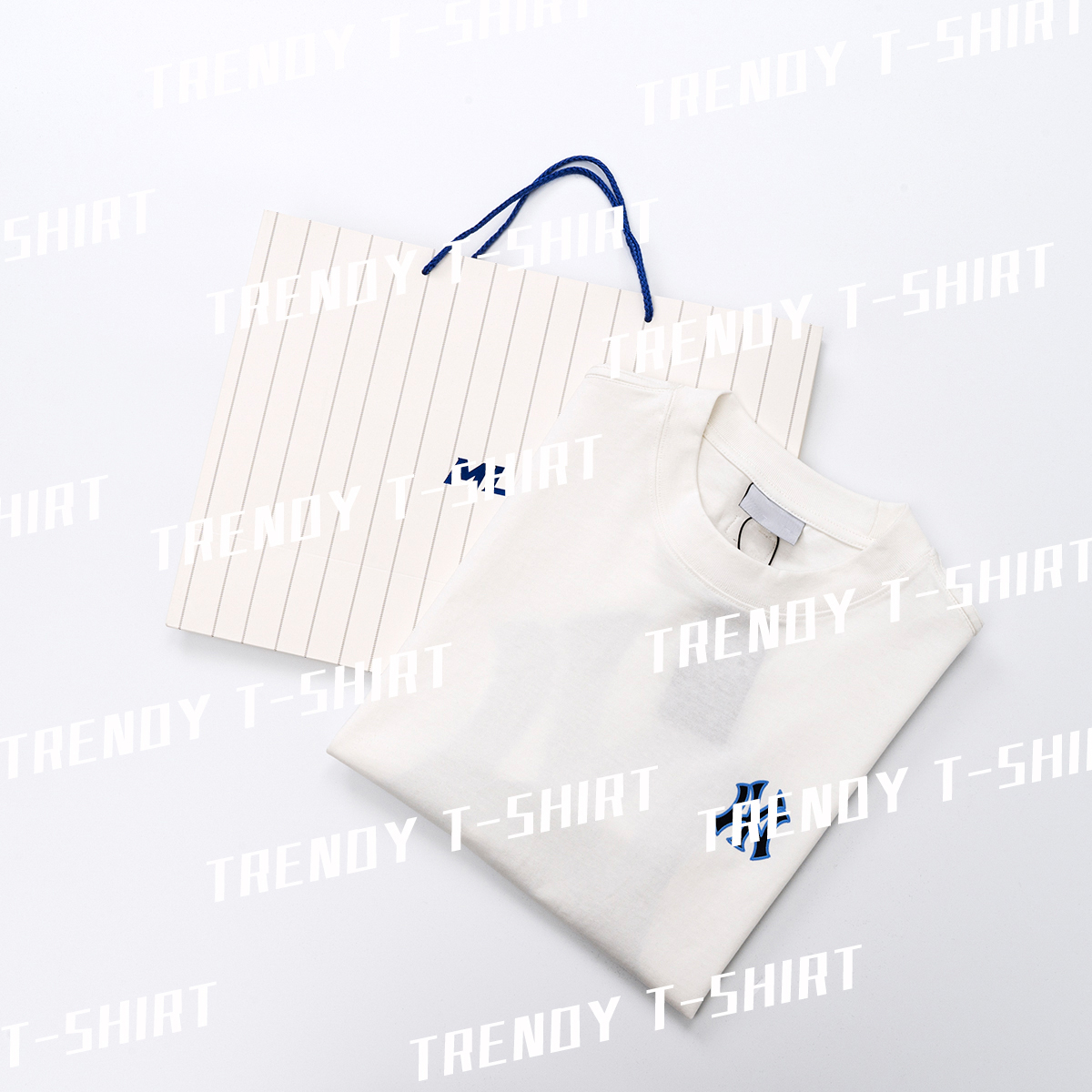 男女情侣款背标老花大LOGO 潮牌时尚休闲纯棉打底衫短袖T恤06