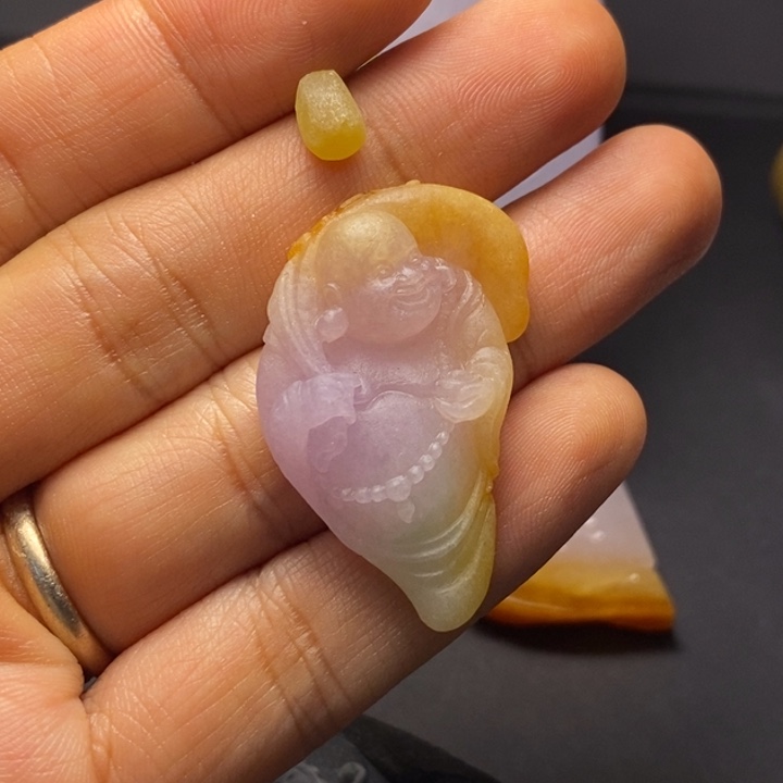 定制翡翠未镶嵌翡翠随形挂件定制