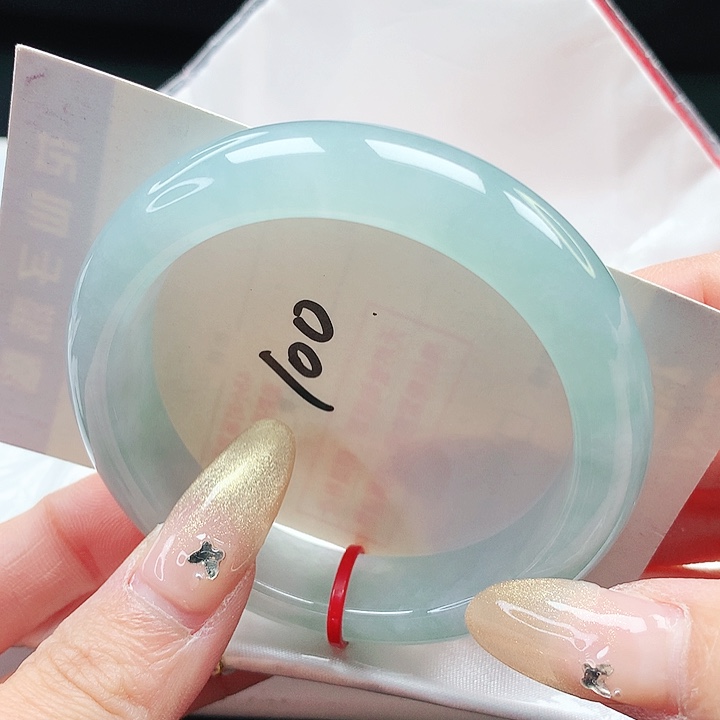 翡翠手镯未镶嵌53.2 正圈