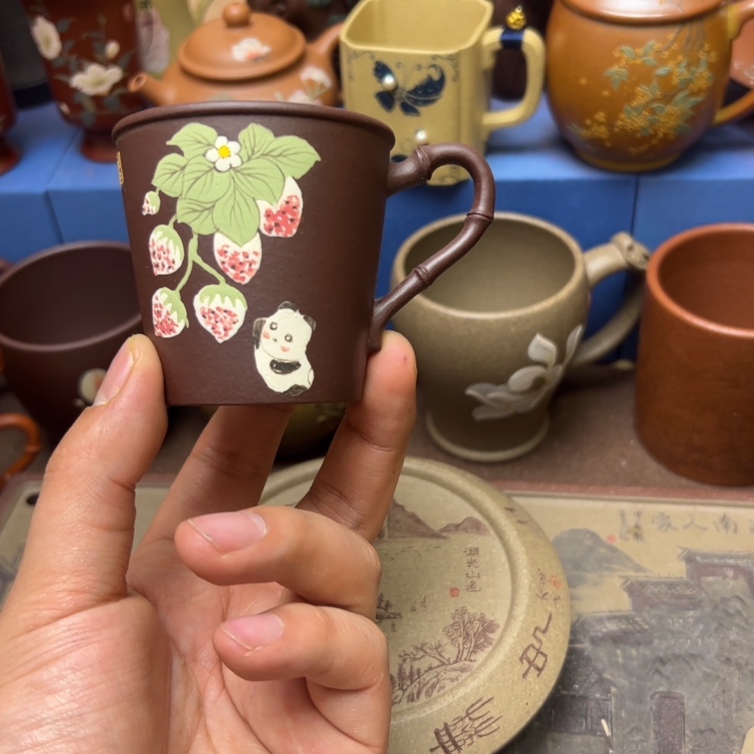 紫砂茶杯紫砂主人杯100cc