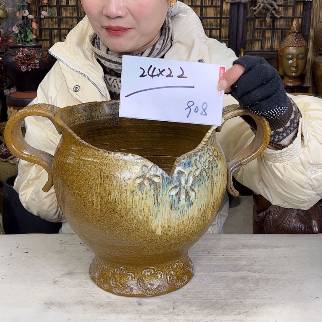 紫砂花盆美美美美美