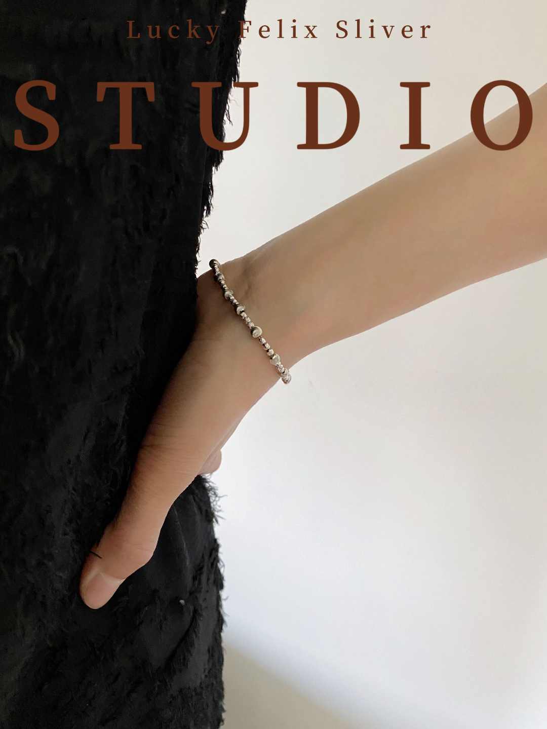 925银手链 L&F【猫眼小灯泡】 S925通体纯银轻奢高级感精致通勤ins